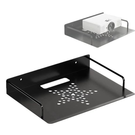 Projector Shelf,Floating Entertainment Center Shelves,DVD Player&Under Tv Wall Mount Shelf for Cable Box,WiFi Router,Tv Box,Game Console, Modem,Wall Mount Floating Shelf/Rack/Stand/Holder