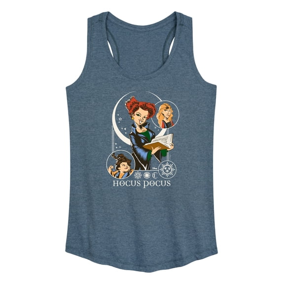 Hocus Pocus - Celestial Art Nouveau - Women's Racerback Graphic Tank