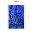thumbnail image 2 of Americanflat 8.5x11.7 Poster Frame with Shatter-Resistant Glass ideal displaying pictures sized inches - White, 2 of 8