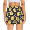 thumbnail image 4 of Goofa Moon Bear Printed Women 2 in 1 Running Shorts,Quick Dry Athletic Workout Shorts,High Waisted Athletic Shorts with Liner Pockets-Medium, 4 of 9