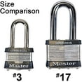 thumbnail image 4 of Master Lock Keyed Alike Padlock 3NKALF - BumpStop Technology - Includes Keys, 4 of 4