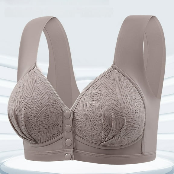 High Support Wireless Bras For Women, Full Coverage Adjustable Strap Bras With No Underwire, Comfortable Everyday Bras For Large Busts