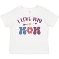 thumbnail image 3 of Inktastic I Love My Mom Heart Flower Boys or Girls Toddler T-Shirt, 3 of 5