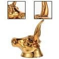 thumbnail image 6 of JUNWELL 1 Set Creative Bull Head Ukulele Hook Wall Mounted Guitar Hanger (Golden), 6 of 6