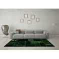 thumbnail image 3 of Ahgly Company Indoor Rectangle Abstract Emerald Green Modern Area Rugs, 5' x 8', 3 of 4