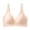 Beige Bra for Women, variant on Plus Size Push Up Bra for Big Breasts Soft Seamless Everday Bra Comfortable Wide Straps Bralette Wireless Supportive Bralettes Black XXXL