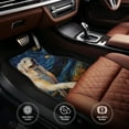 thumbnail image 6 of Zufioo Vintage Starry Sky Labrador A Print Car Floor Mats Four-piece Set, Car Interior Accessories - Corrosion-resistant, Non-Slip, Suitable for Cars, Trucks, Vans, 6 of 7
