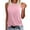 z-250715-1-Pink, variant on SNKSDGM Female Womens Tank Tops Athletic Fitted Tank Top for Women Loose fit Ladies Solid Color Vest Sleeveless Summer T Shirt Round Neck Top Xxl