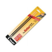 Refill for Pilot Better BetterGrip, EasyTouch and CAMO Ballpoint Pens, Medium Point, Red Ink, 2/Pack