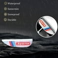 thumbnail image 5 of 2x Sport Auto Car Rear View Side Mirror Rain Board Sun Visor Eyebrow Guard White, 5 of 6