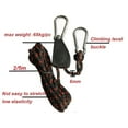 thumbnail image 3 of Max 68kg 1/4 6mm Pulley Ratchets And Canoe Boat Bow Stern Rope Lock Tie Down Strap Inch Heavy Duty Adjustable Rope Hanger ,Long Lasting, 3 of 4