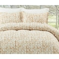 thumbnail image 1 of Natural Comfort Luxurious All Season Reversible Down Alternative Comforter Mini Set, Queen, Khaki, 3 Piece, 1 of 9