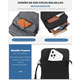 thumbnail image 5 of "Bandolera Hombre Bolso Hombro Crossbody Bag Negocio Belug, Negro ", 5 of 5
