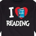 thumbnail image 3 of Dr. Seuss - The Cat In The Hat Book Cover I Love Reading - Toddler And Youth Long Sleeve Graphic T-Shirt, 3 of 6