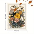 thumbnail image 3 of Bumblebee Floral Canvas Wall Art 15.75x11.81 Inches, 3 of 8
