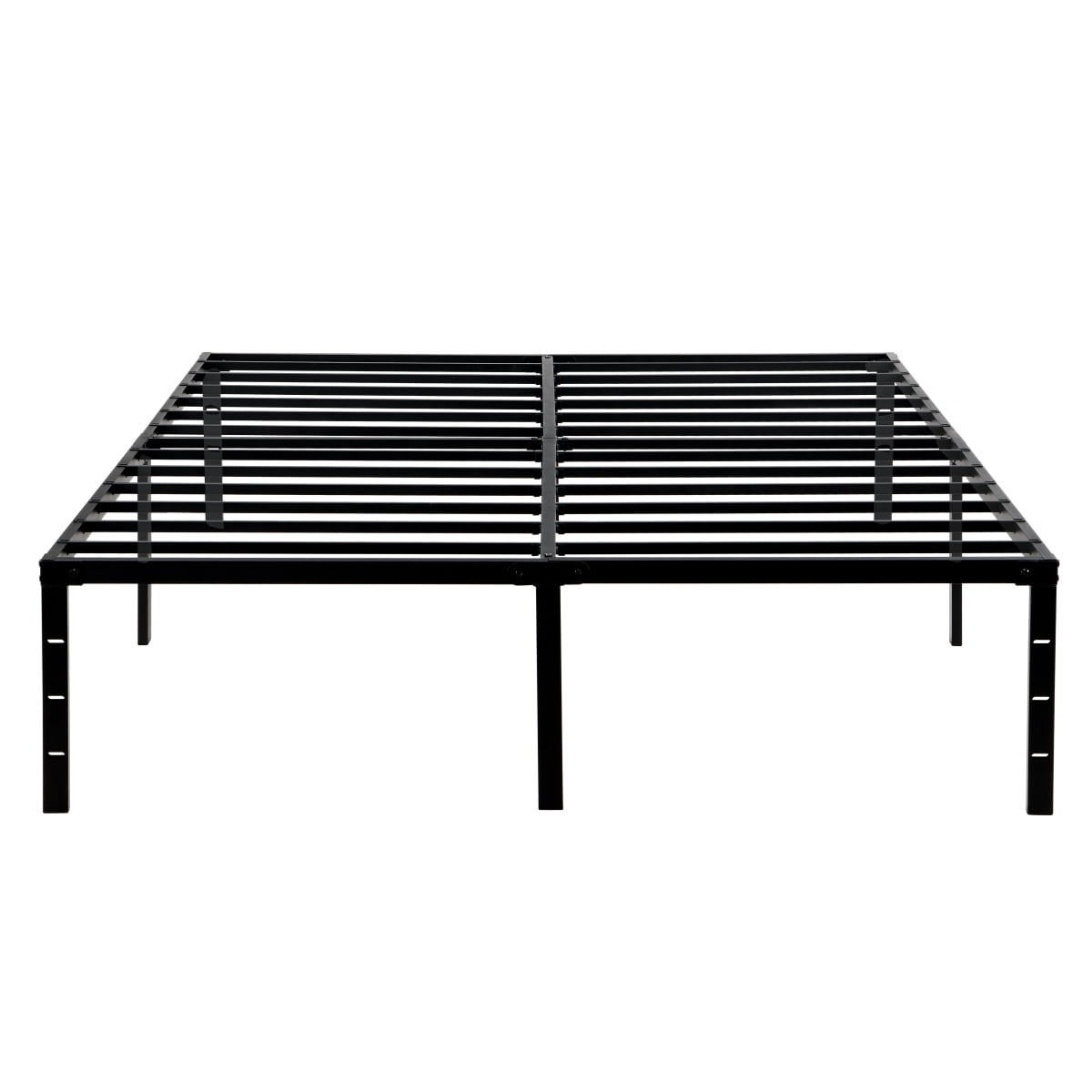 Black Queen Size Heavy-Duty Metal Bed Frame   Noise-Free  Quick & Easy Assembly
