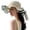 White, variant on Tea Party Hat Easter Ladies' Summer Small Floral Sun Hat Sweet Bow Ribbon Straw Hat Temperament Mesh Sun Hat Women