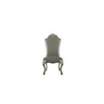 thumbnail image 3 of ACME Dresden Faux Leather Upholstered Side Chair in Vintage Bone White Set of 2, 3 of 4