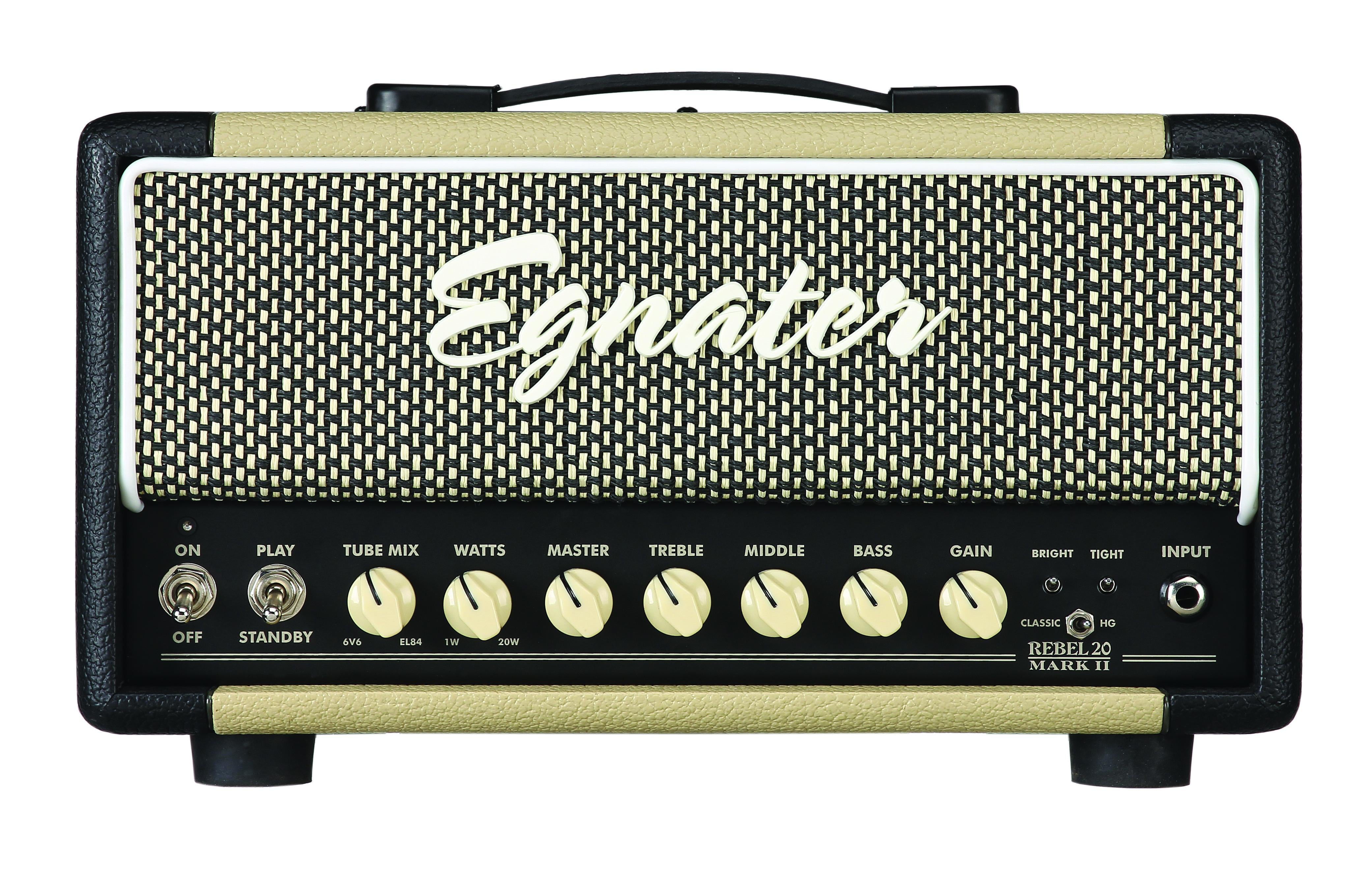 Headphone Output and AUX Input Tiger EGT20-BK 10 Watt 2 Channel Practice Electric Guitar Combo Amplifier with Drive EQ