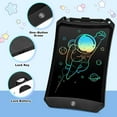 thumbnail image 3 of LCD Writing Tablet, 8.5 inch Reusable Drawing Pad for Kids, Colourful Screen Drawing Tablet Doodle Board w/ Stylus Pen, Toy for 3 4 5 6 7 8 Years Old Kids, Gifts for Kids and Adults, Black, 3 of 14