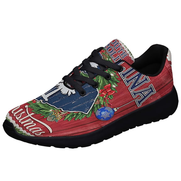 South Carolina ChriStas Merry ChriStas Shoes Sneakers Black Size 3.5