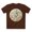 Dark Chocolate, variant on Medallion Shirt, Shirt with Medallion, Tee Shirt with Medal