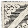 thumbnail image 3 of SAFAVIEH Vermont Trinity Floral Geometric Wool Area Rug, Ivory/Black, 4' x 6', 3 of 5