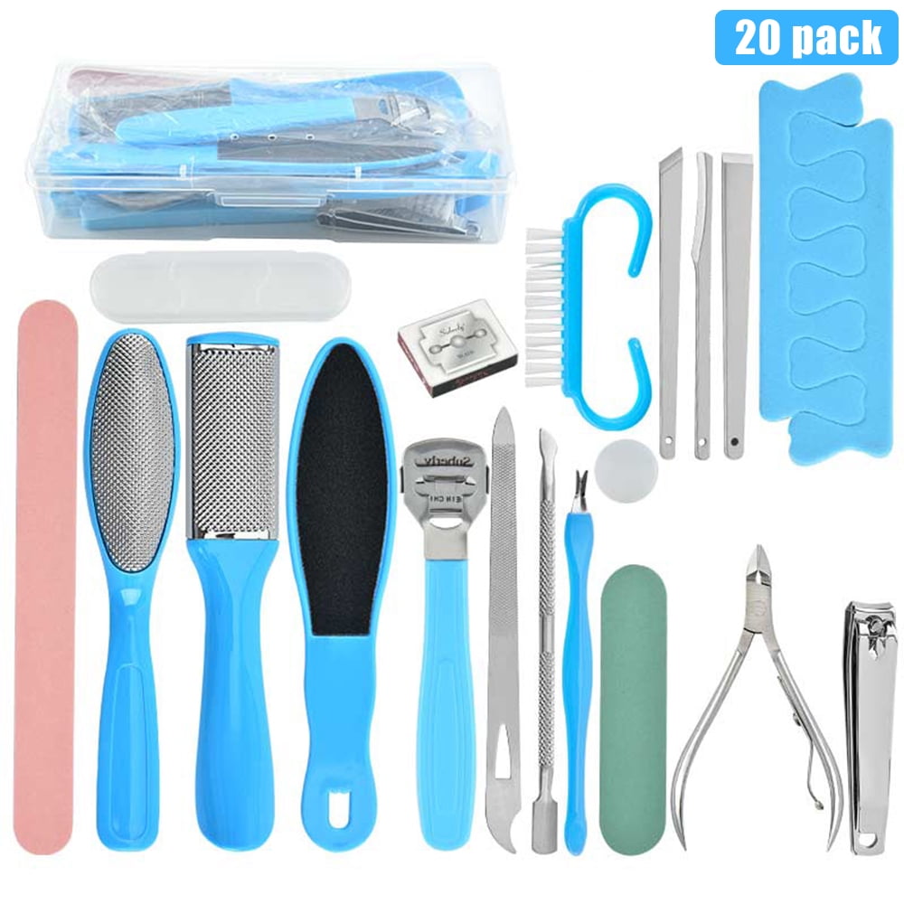 FZFLZDH 20 in 1 Professional Pedicure Tools Set, Foot Care