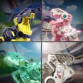 thumbnail image 3 of Toys Gifts Toy Figures Action Figures Model Animals Robot Deformation Big Robot Dinosaur Toy Deformed Square Dinosaur Building Toys GREEN, 3 of 8