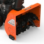 YARD FORCE 26 Dual-Stage Gas Snow Blower, 208cc Briggs & Stratton Engine, Electric Start, Heated Grips, 6 Speeds, 40-ft