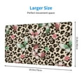 thumbnail image 3 of Bingfone Leopard Dots Large Gaming Mouse Pad,Extended Desk Mousepad With Stitched Edges,Non-Slip Base,Water Resist Keyboard Pad For Gamer, Office & Home, 29.5 X 16 In, 3 of 9