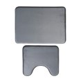 thumbnail image 2 of Bearachild Alfombrilla antideslizante para suelo de inodoro, 2 piezas, almohadilla absorbente de agua, alfombra para ducha, cubierta de secado Juegos de accesorios de baño Gris oscuro Bearachild HA071453-01, 2 of 6