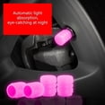 thumbnail image 5 of 4Pcs Luminous Tire Valve Stem Caps Glow in The Dark Tire Valve Stem Covers for Car Truck SUV Motorcycles Bike, 5 of 16