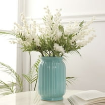 Clearance!5-Pack Artificial Mimosa Flower Artificial White Flowers Acacia 14.9" Mimosa Flowers Spring Flower Fake Easter Flowers for Wedding Home Decor Garden Party Decoration