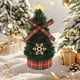 thumbnail image 1 of Mini Árbol de Navidad de 13 Cm | Pequeño Adorno Navideño Artificial Verde con Hojas de Eucalipto y Frutos Rojos | Bonita Decoración Festiva para Fiestas En Casa o En La Oficina, 1 of 6