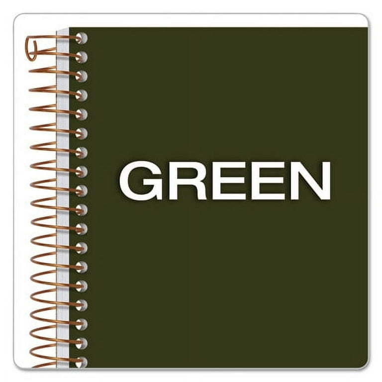 Gold Fibre Personal Notebooks, 1-Subject, Medium/College Rule, Classic Green Cover, (100) 7 x 5 Sheets Gold Fibre Personal Notebooks, 1-Subject, Medium/College Rule, Classic Green Cover, (100) 7 x 5 Sheets