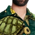 thumbnail image 5 of Turtle Seamless Men's Short Sleeve Button Down Poplin Hawaiian Shirt for Summer Beach, Casual Printed Unisex Style, 5 of 6