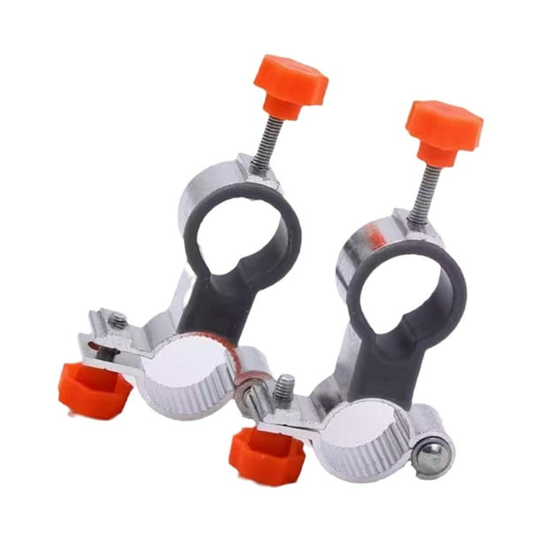 2 abrazaderas para sombrillas, soporte para sombrillas de pesca, soporte para sombrillas, soporte de abrazadera para patio, balcón, fácil de instalar