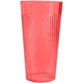 thumbnail image 3 of TrueCraftware- Set of 12 Belize 20 oz. Tumbler/Drinking Cups Red Polycarbonate-Premium Iced Tea Glasses Stackable Reusable Dishwasher Safe Break-Resistant for Home and Restaurants, 3 of 6