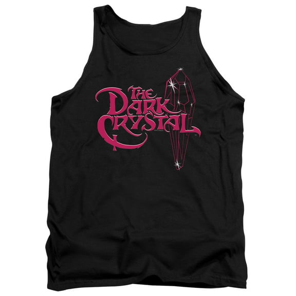 Dark Crystal/Bright Logo Adult Tank Top Black