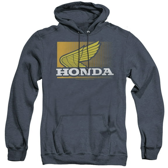 Honda Wing Gradient Unisex Adult Pull-Over Heather Hoodie, Wing Gradient, Large