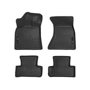 Husky Liners Weatherbeater Floor Mats | Fits 2009 - 2016 Audi Q5; 2014 Audi SQ5 | Front & 2nd Row, 4-pc Black - 96411