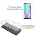 thumbnail image 2 of Shockproof Fashion Phone Case for Samsung Galaxy A23 5G, with Tempered Glass Screen Protector, by OneToughShield ® - Wolf Winter, 2 of 3