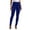 Dark Blue, variant on High Waist Skinny Jeans for Women, Stretch Denim Pencil Pants with Button Fly - Slim Fit Casual Leggings Style Trousers Black L