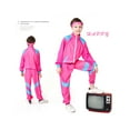 thumbnail image 5 of 80s Tracksuit Hip Hop Costume for Kids Halloween Retro Sportswear Cosplay Outfits, 5 of 7