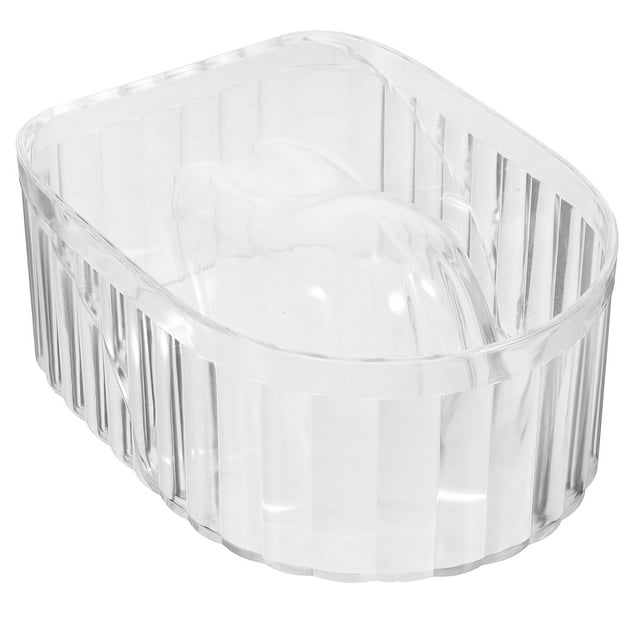 BRIGHTFUFU Tazón de uñas transparente Remojo de uñas de la uña