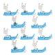 thumbnail image 1 of 10 prensatelas para máquina de coser industrial, prensatelas derecho estrecho para máquinas de coser de una sola aguja., 1 of 6