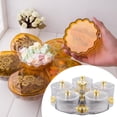thumbnail image 6 of Fiocias Compartmented serving tray, nut dish, decorative appetizer tray, snack plate for Clear, 6 of 9
