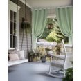 thumbnail image 4 of Outdoor Curtains for Patio, Gradient Sage Green, Waterproof Blackout Outside Curtain for Porch/Pergola/Gazebo, Abstract Contemporary Art Thermal Insulated Drapes for Cabana, 2 Panels, 54 x 108 Inch, 4 of 8