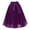 Dark Purple, variant on Womens Carnival Knee Length Skirts 6 Layered Wedding Party Homecoming Tutu Dress Blue Skirt L